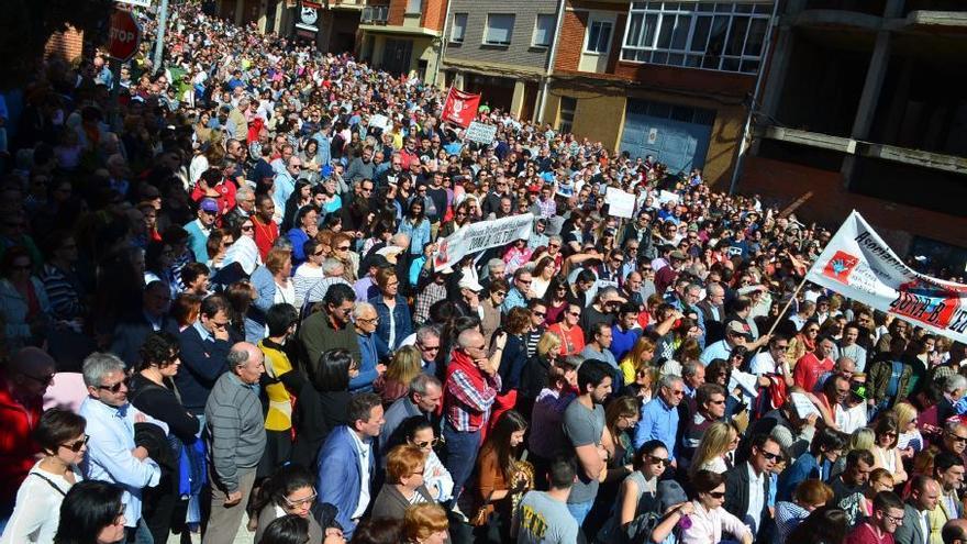 Manifestación sanitaria en Benavente