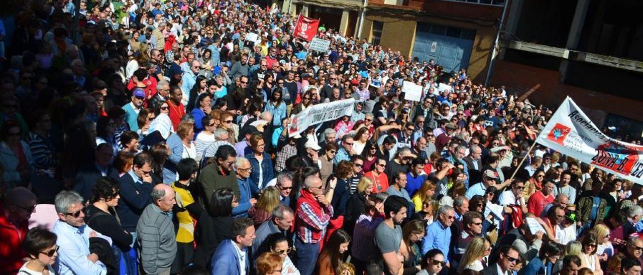 Manifestación sanitaria en Benavente