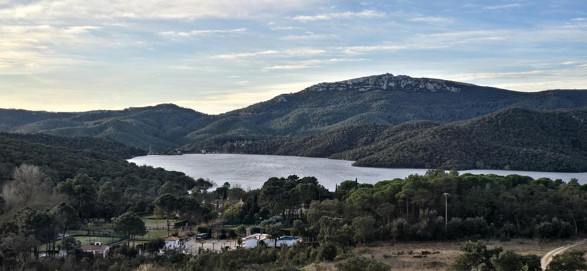 El pantà de Darnius-Boadella, aquest dilluns