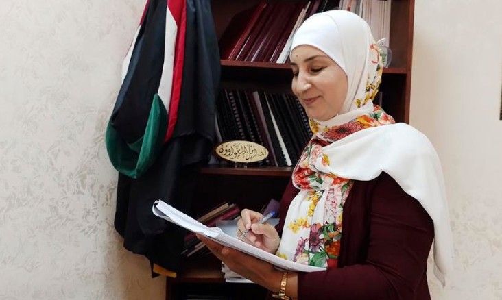 La socióloga jordana Amal Awawda, del Centro de Estudios de la Mujer.