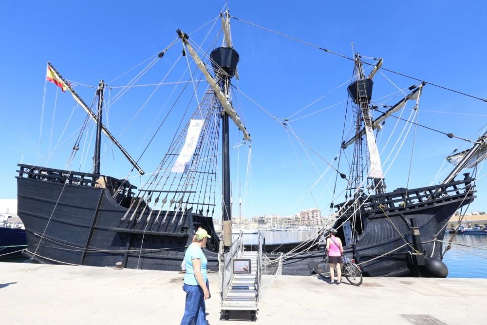 El barco histórico permanecerá atracado en aguas de la bahía de Torrevieja para ser visitado hasta el 22 de abril
