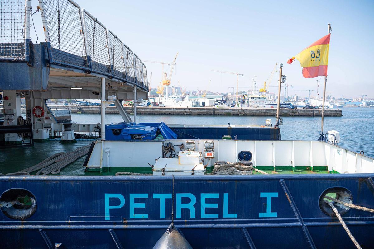 El buque de operaciones especiales de Vigilancia Aduanera, 'Petrel I'.
