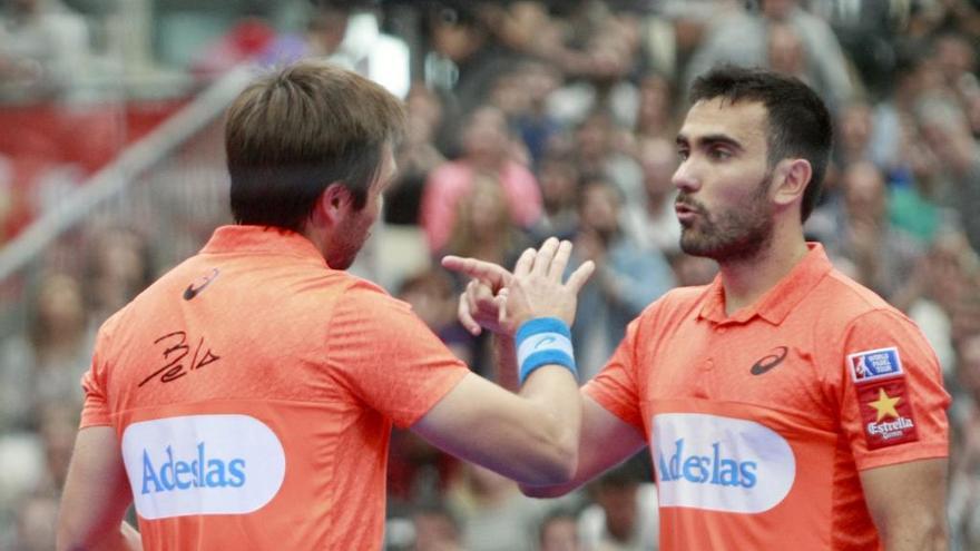 Bela y Lima, durante la final