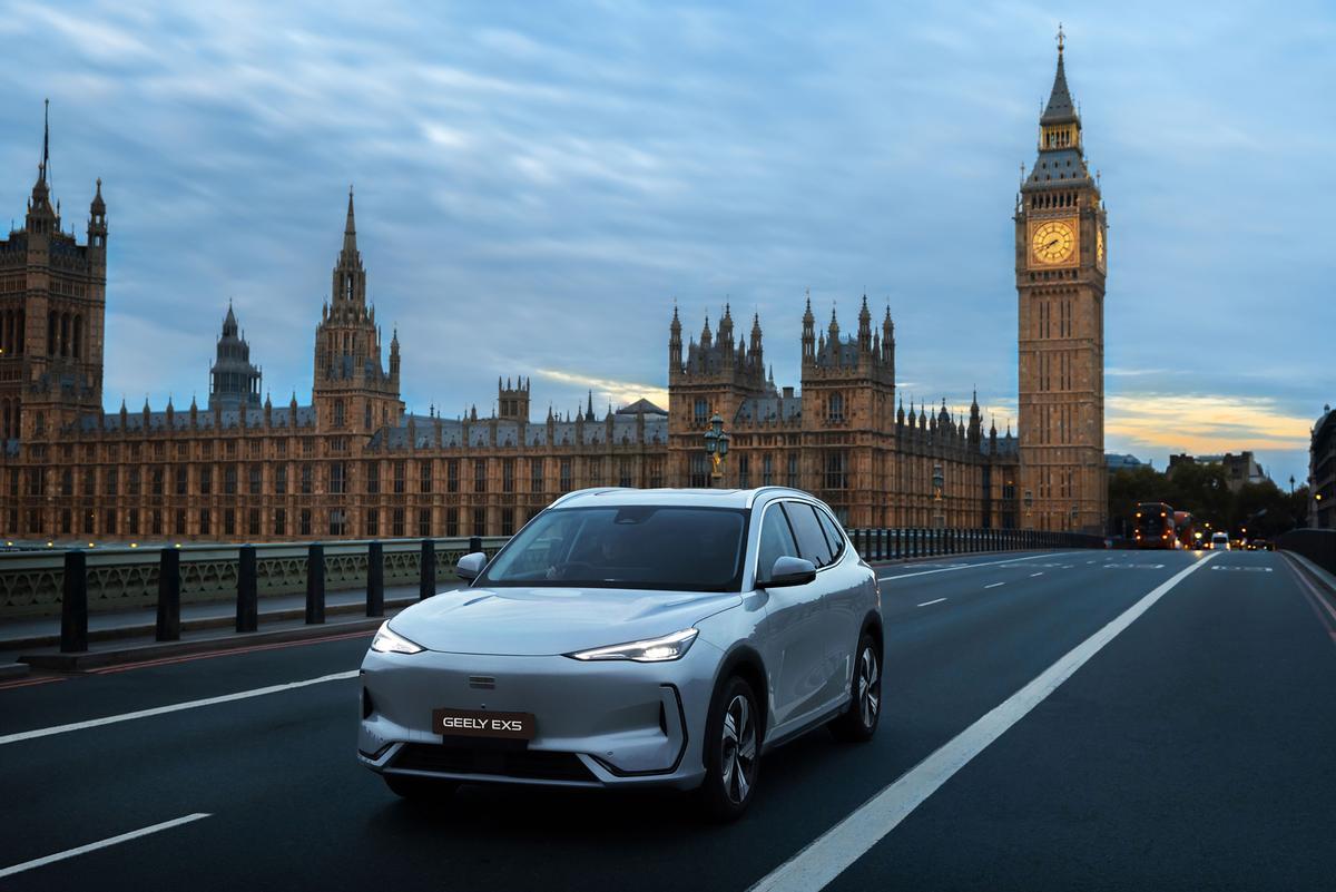 Geely EX5, uno de los SUV que llegarán a España.