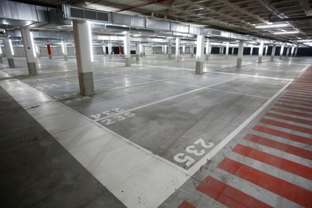 Apertura del aparcamiento subterráneo del Centro Niemeyer