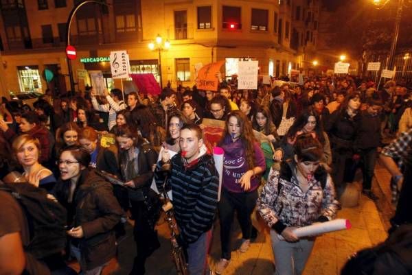 Fotogalería: Protesta contra la repercusión de la reforma educativa