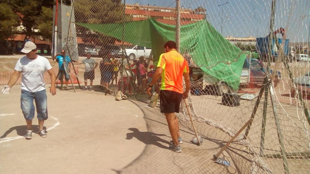 Concurso de lanzamiento de azaón en Jumilla