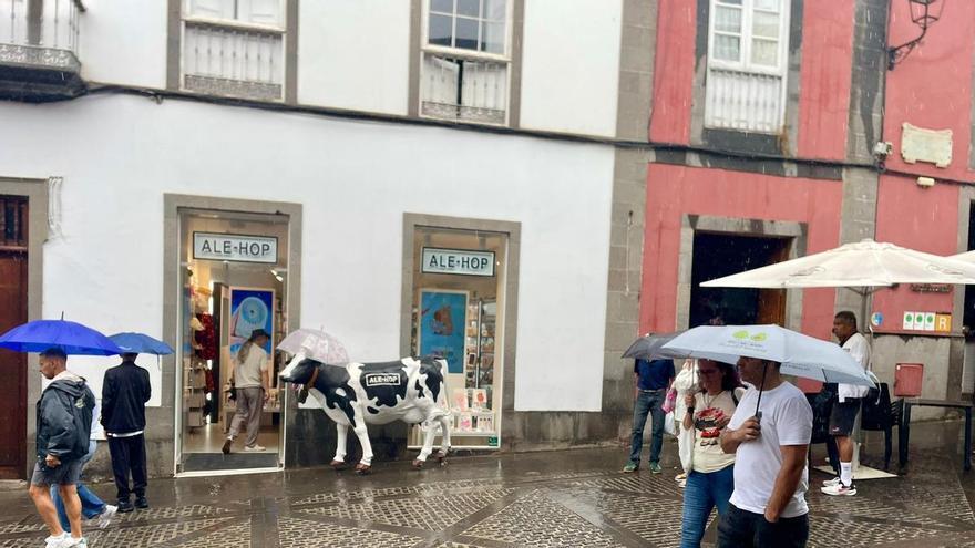 Agosto se despide con lluvias en las medianías de Gran Canaria