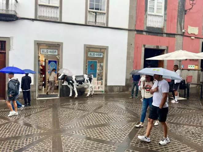 Agosto se despide con lluvias en las medianías de Gran Canaria