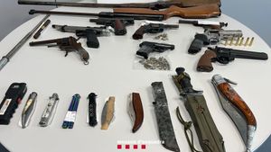 Imagen de la operación de Mossos en Tàrrega