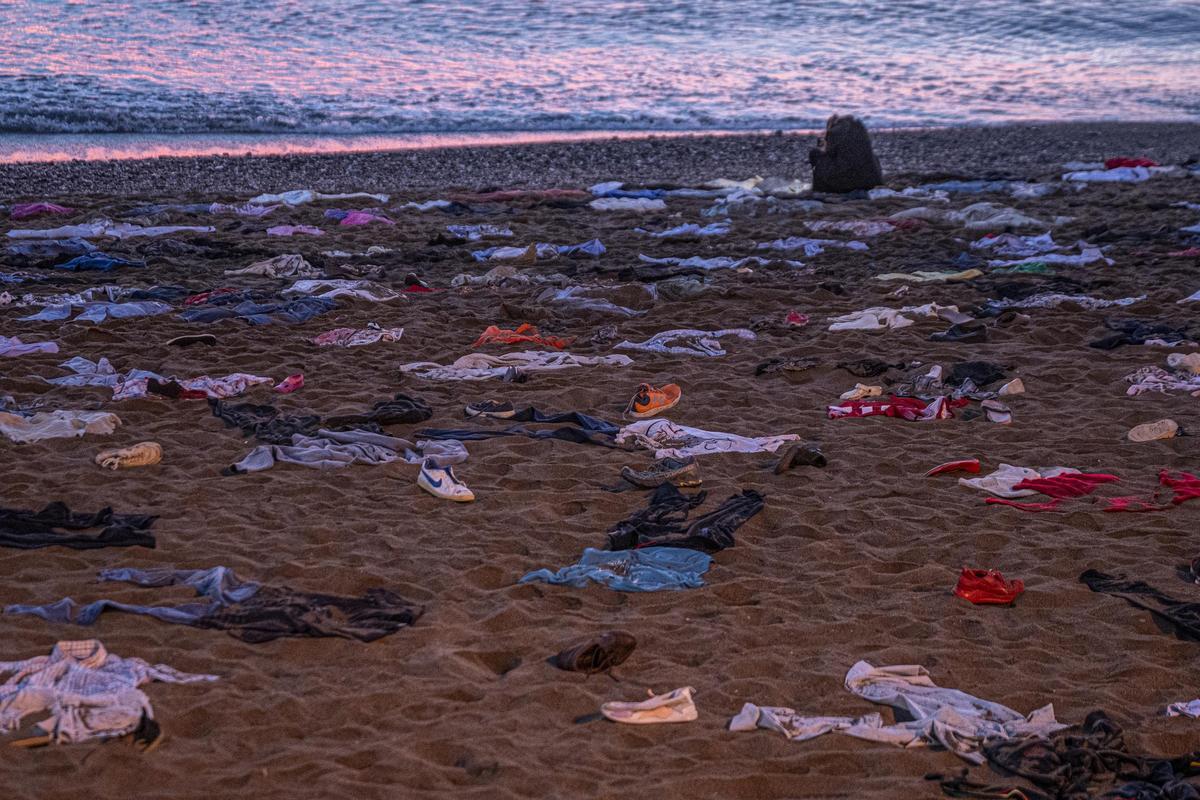 Denuncian miles de muertes en el Mediterráneo este lunes en la Barceloneta