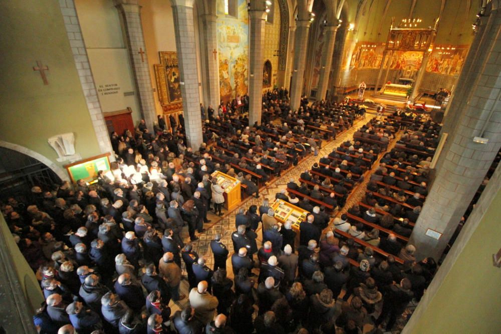 Funeral de l'exalcalde de Blanes, Josep Marigó