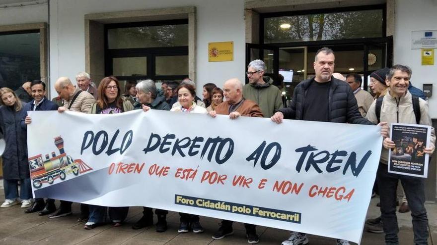 Viaje reivindicativo entre Ferrol y Betanzos para exigir un "tren del siglo XXI"