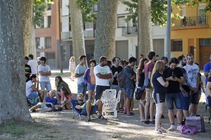 Primer dia del càsting de «Joc de Trons» a Girona