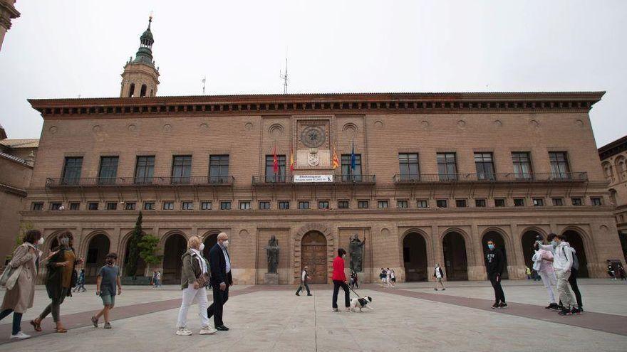 El Ayuntamiento de Zaragoza se queda sin luz durante tres horas