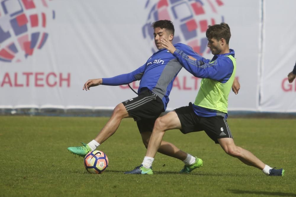 Entrenamiento del Real Oviedo en el Requexón, 02/05/2017