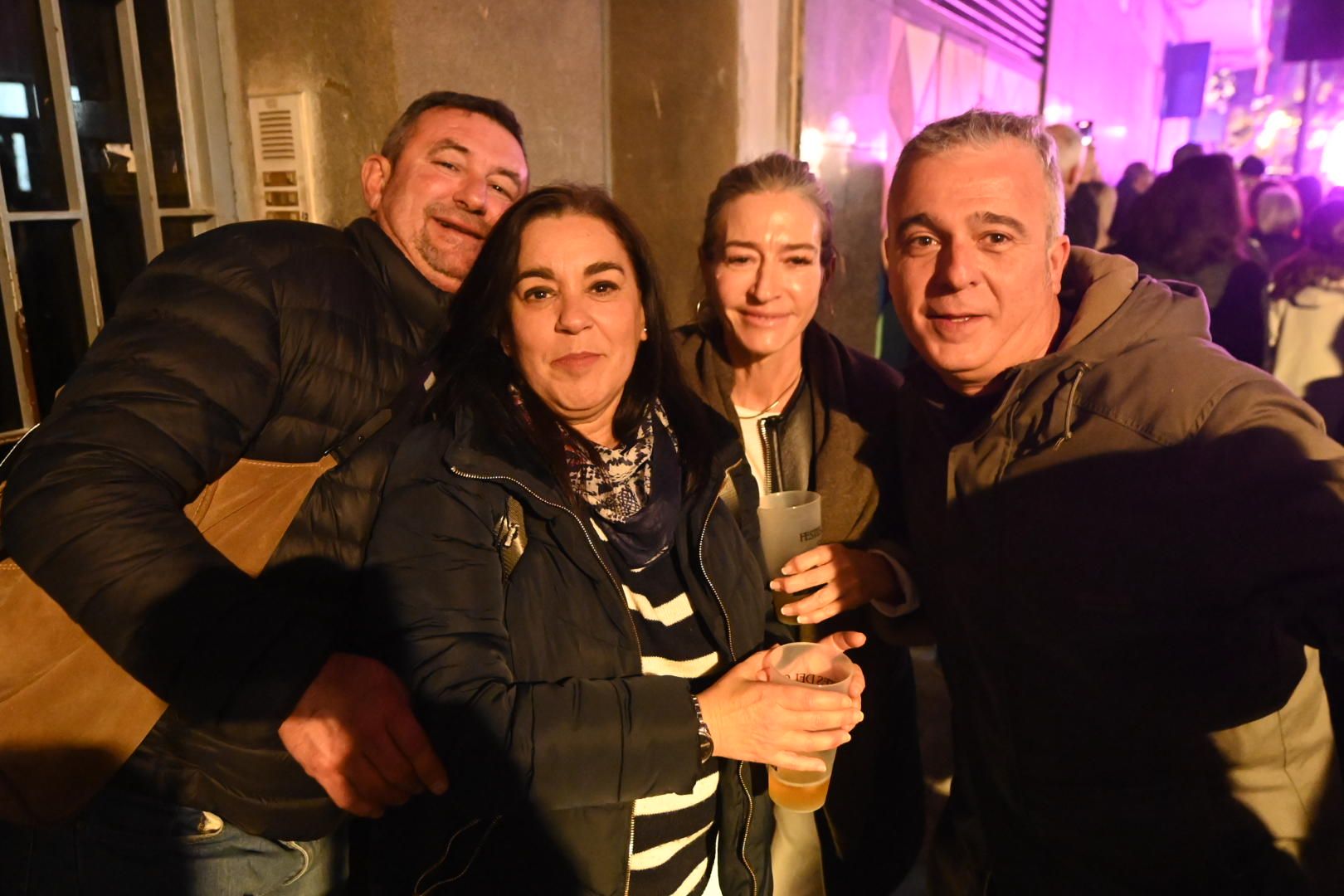 Las imágenes del "bocadillo solidario" en las fiestas de Sant Blai