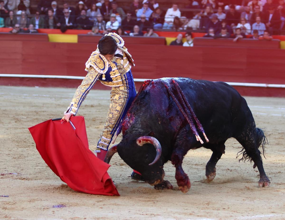 El francés Sebastián Castella se llevó el mejor toro de la corrida cuajado una vistosa faena con el que hizo cuarto, un toro de Jandilla.