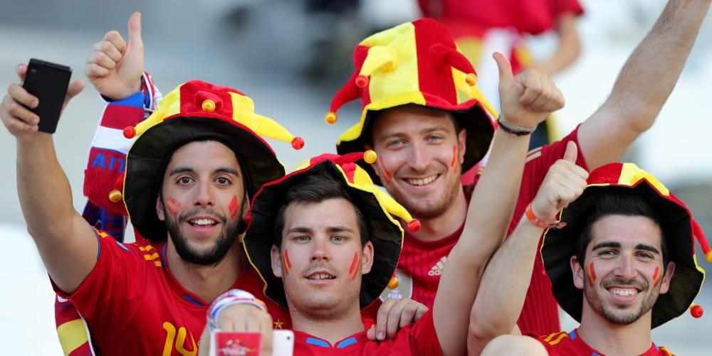 Eurocopa 2016: Los aficionados españoles toman las gradas