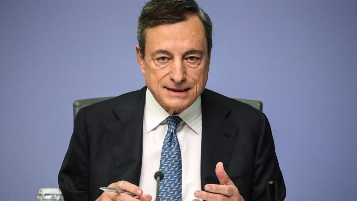 El presidente del Banco central Europeo, Mario Draghi.