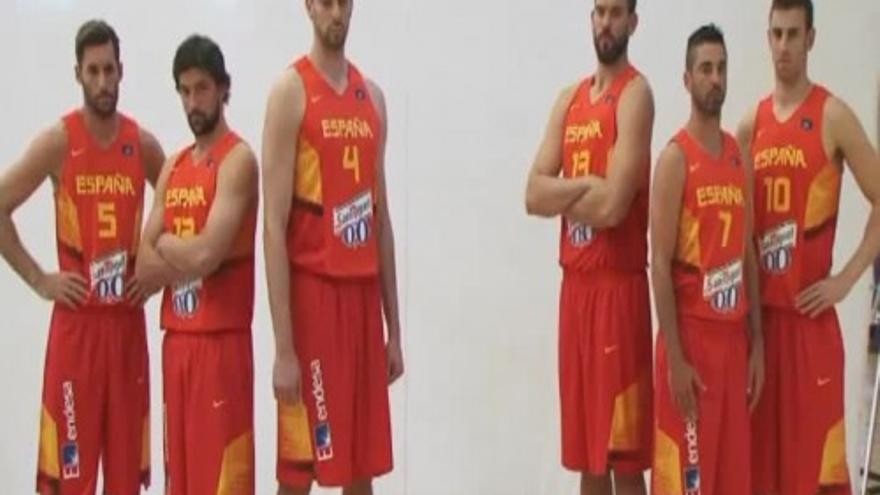 Presentación de la selección española de baloncesto