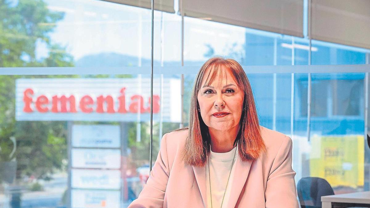 Antonia Jaume. en su despacho, en Son Rossinyol de Palma