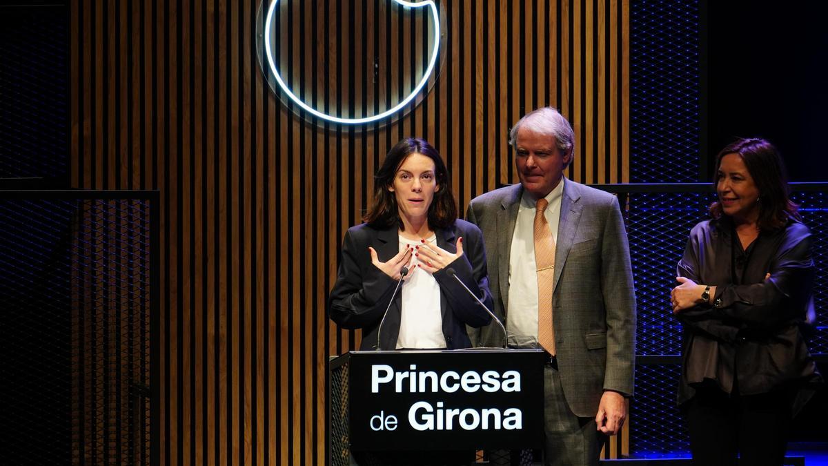 Victoria Luengo, ganadora del premio Princesa de Girona