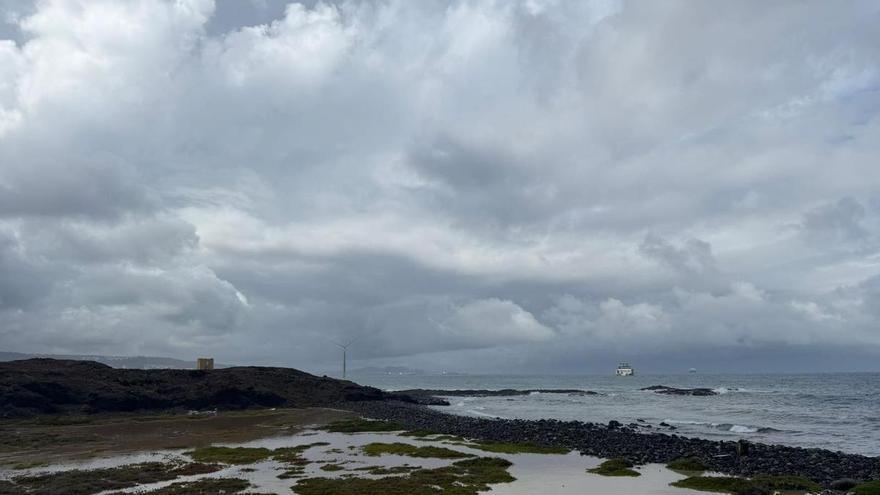 La borrasca Therese castiga a Telde con cortes de luz y deja aislados a vecinos en Bocabarranco