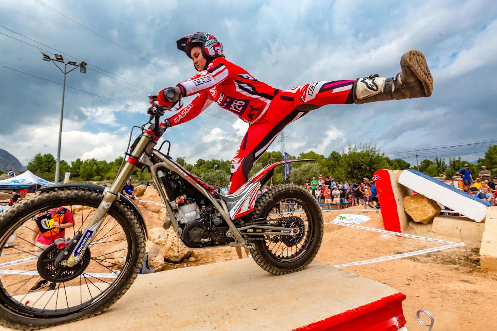 Bou se luce en el Mundial de Trial de La Nucía.