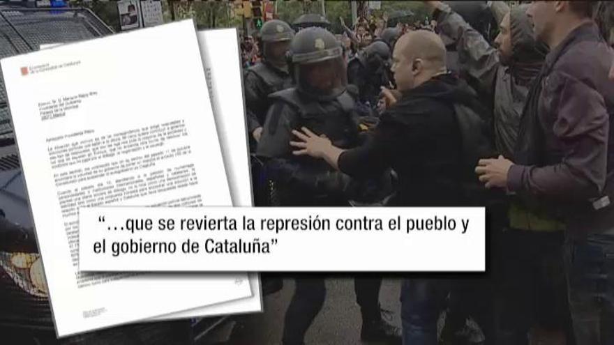 Rajoy pide a Puigdemont que rectifique antes del jueves