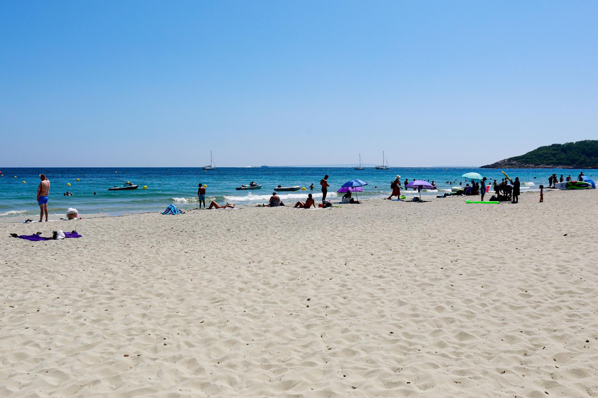 Motos de agua en Platja d'en Bossa