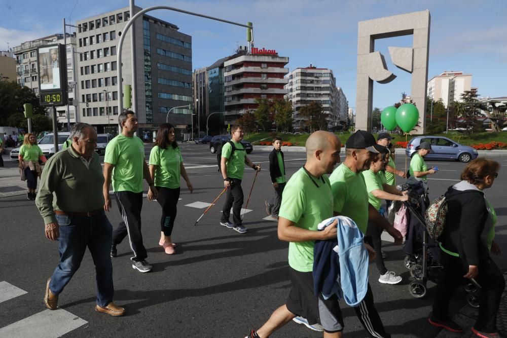 Las imágenes de la marcha de Aspanaex