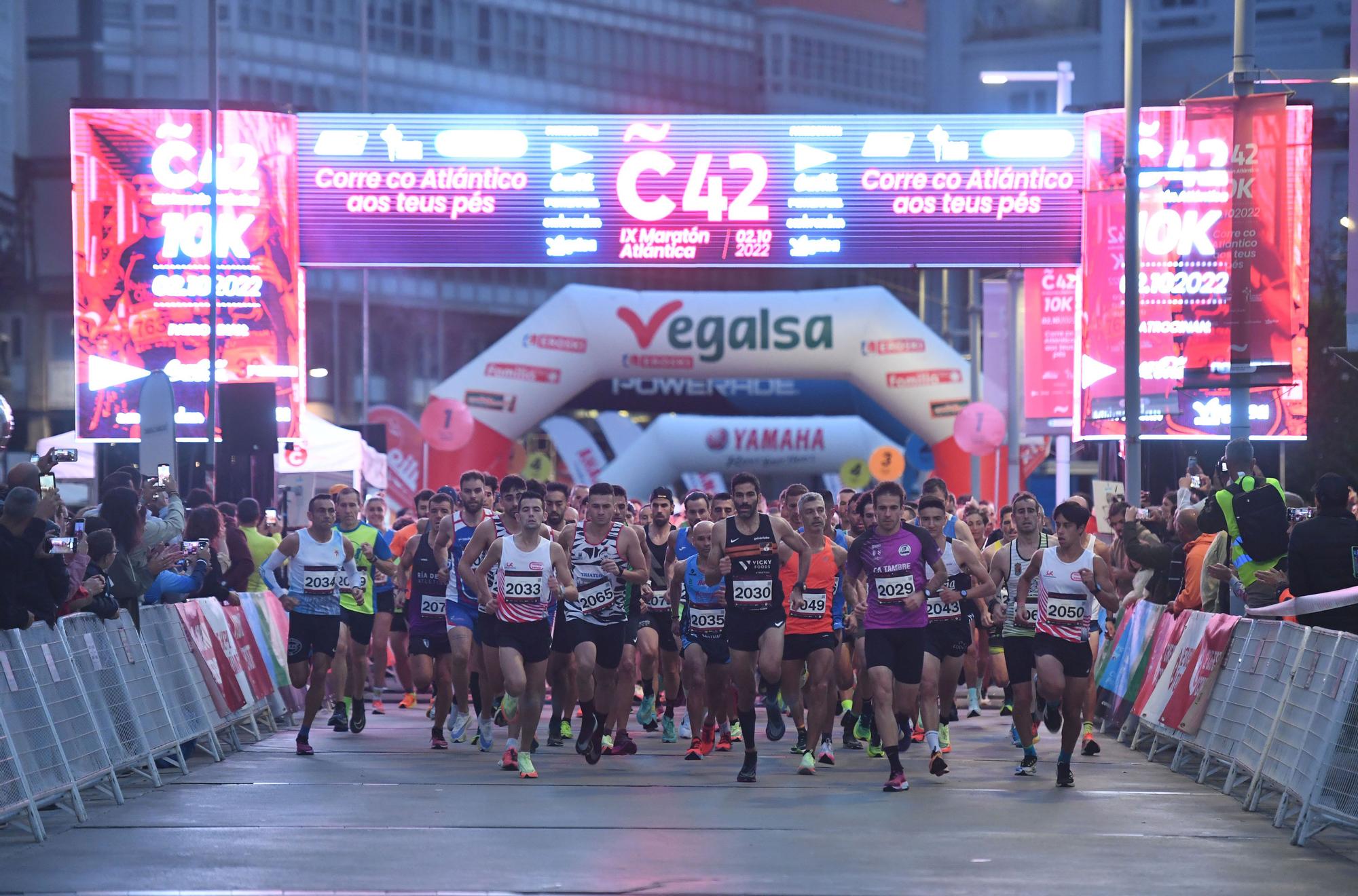 Las imágenes del Maratón de A Coruña