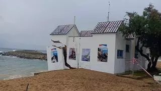 Platja d'Aro enderrocarà d'urgència l'edifici que acull l'Escola de Vela afectat pel temporal