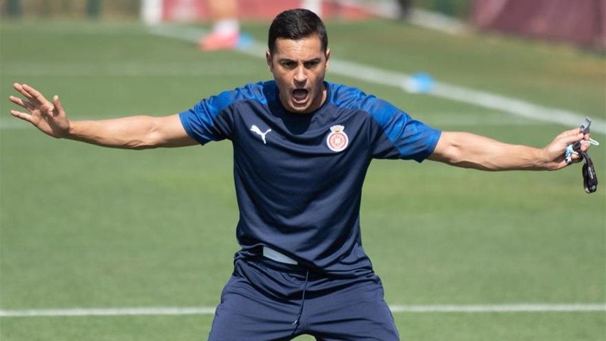 Francisco, Gumbau y Mojica celebran el ascenso del Girona