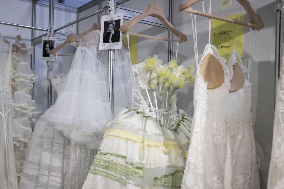 Barcelona, 23 de abril de 2025. Entrevista a la diseñadora Yolancris en la Barcelona Bridal Fashion Week