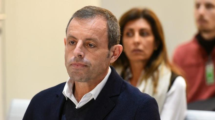 Rosell, durant el judici