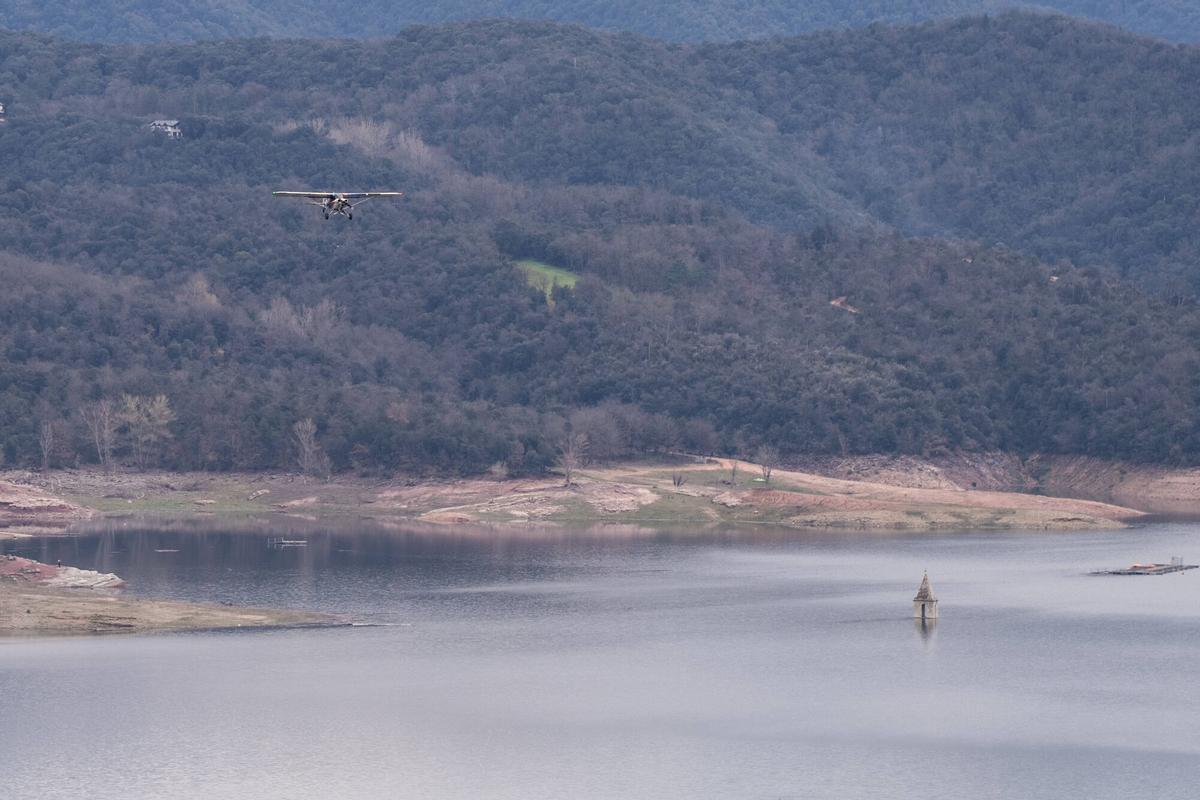 El pantano de Sau, que en los peores momentos estuvo por debajo del 1%, supera el 63% de su tope