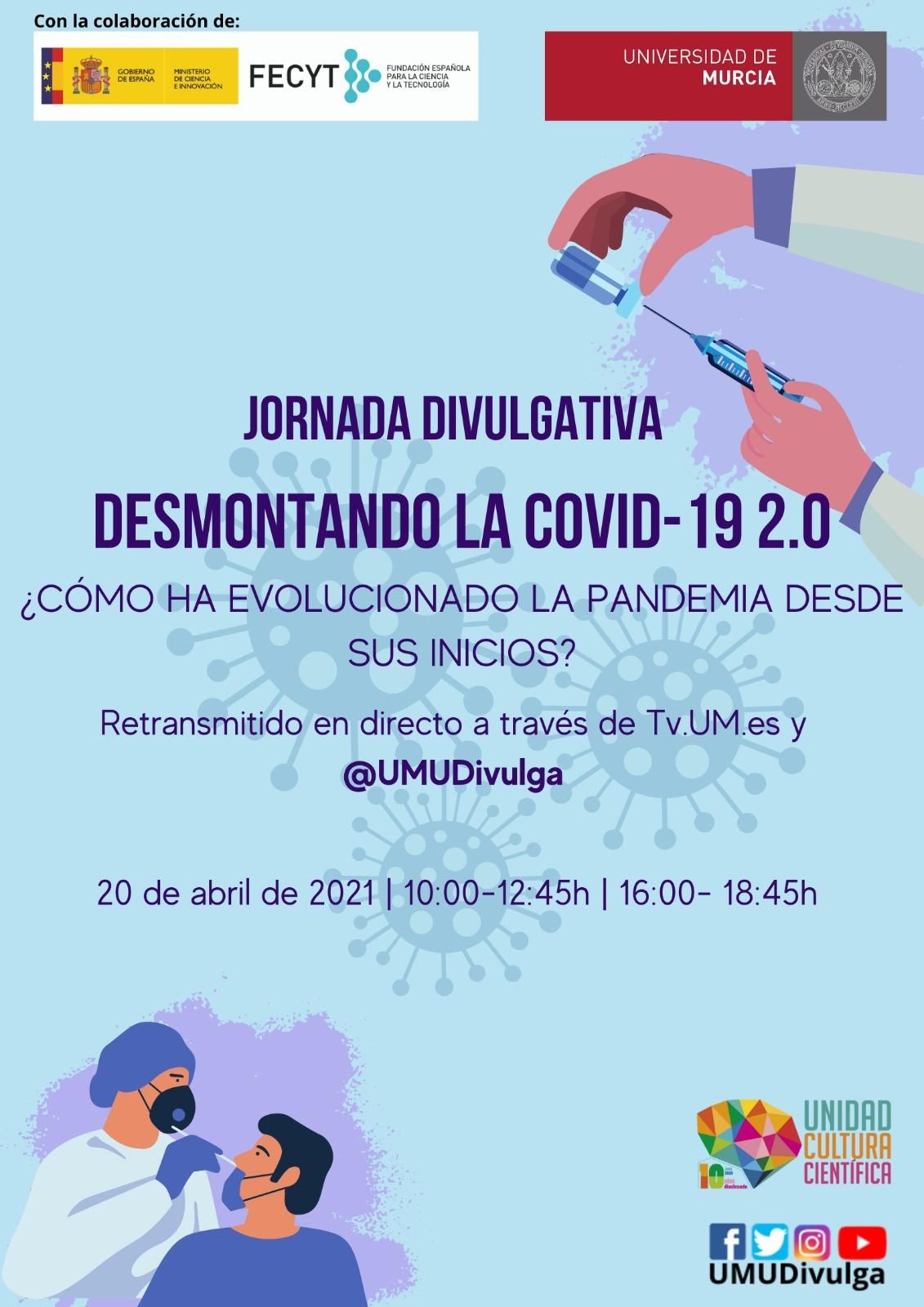 Llega la segunda edición de ‘Desmontando la COVID- 19’