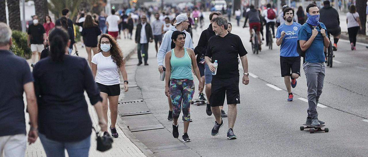 Imagen de archivo de mayo de 2020, en plena desescalada después del confinamiento por la pandemia. | M. MIELNIEZUK