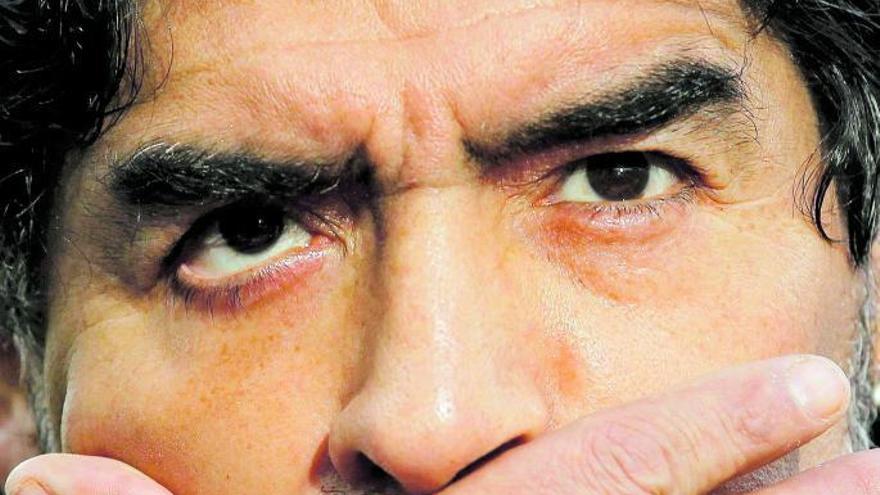Diego Armando Maradona, en su época de seleccionador de Argentina. | | CARLOS BARRIA