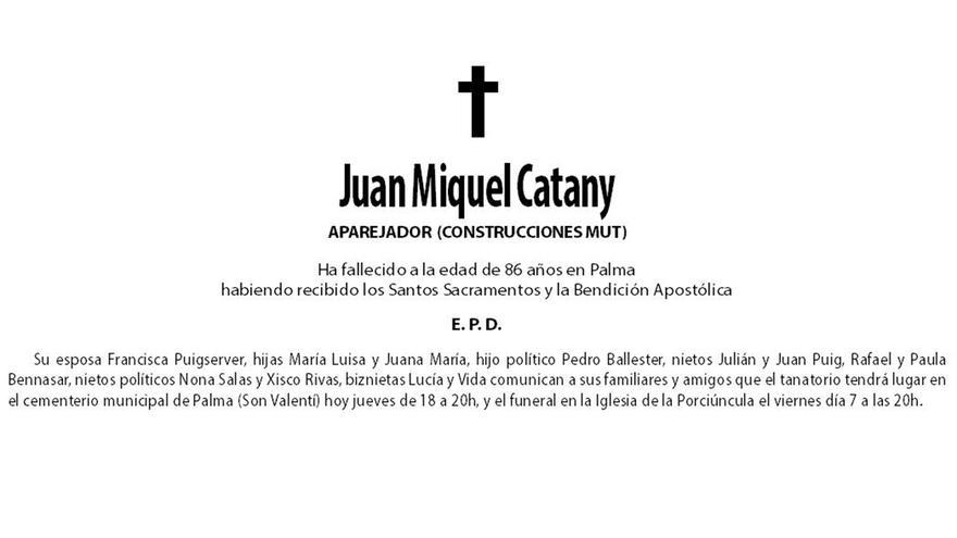 Juan Miquel Catany