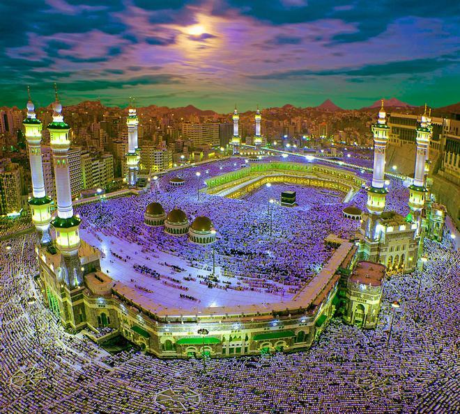 La Meca, ciudad sagrada para el islam.