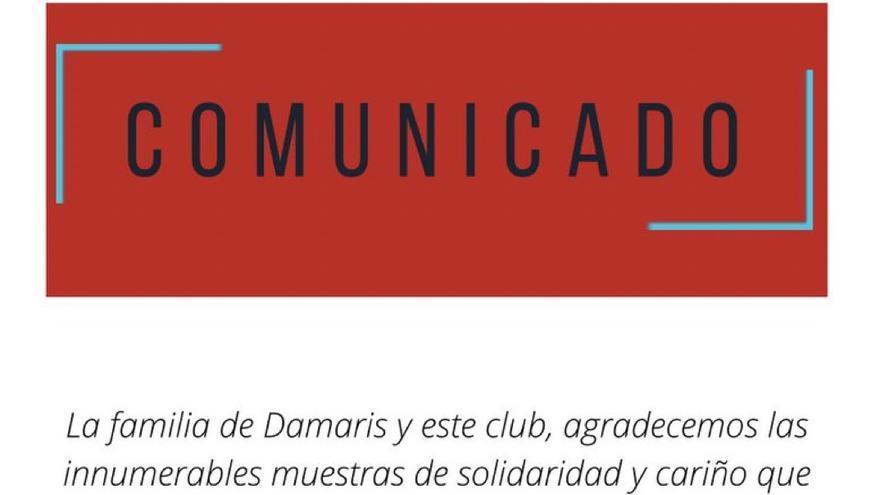 Comunicado del club.