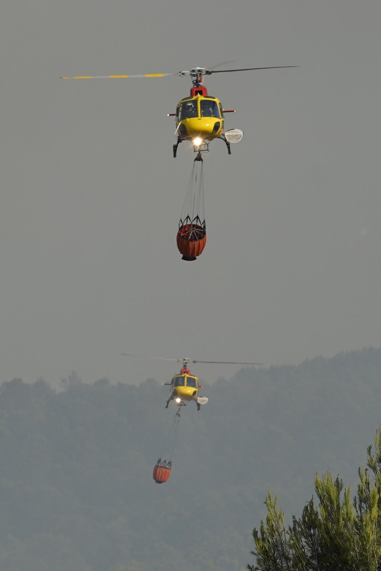 Les imatges de l'incendi de Ventalló i Vilopriu