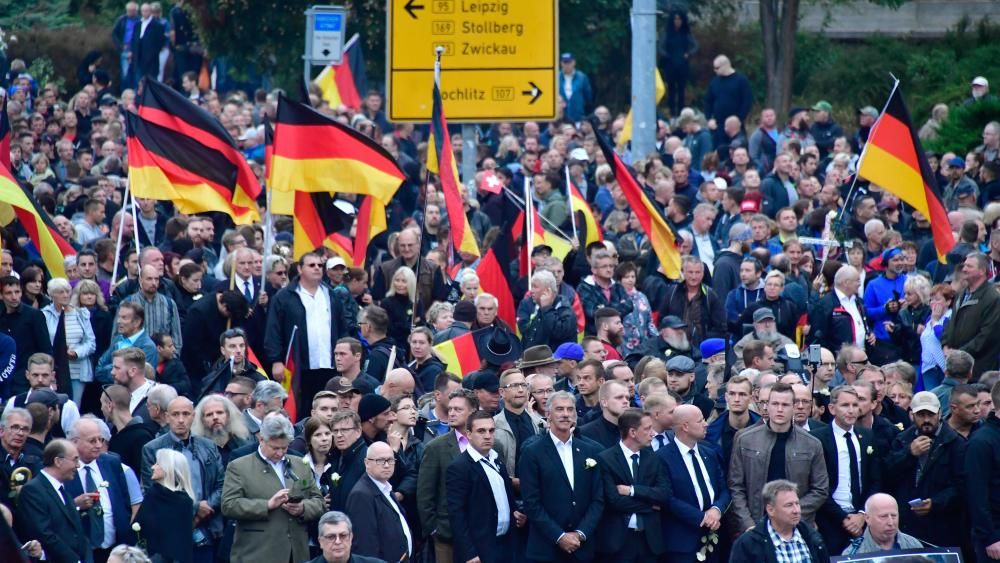 Marcha ultraderechista en Chemnitz