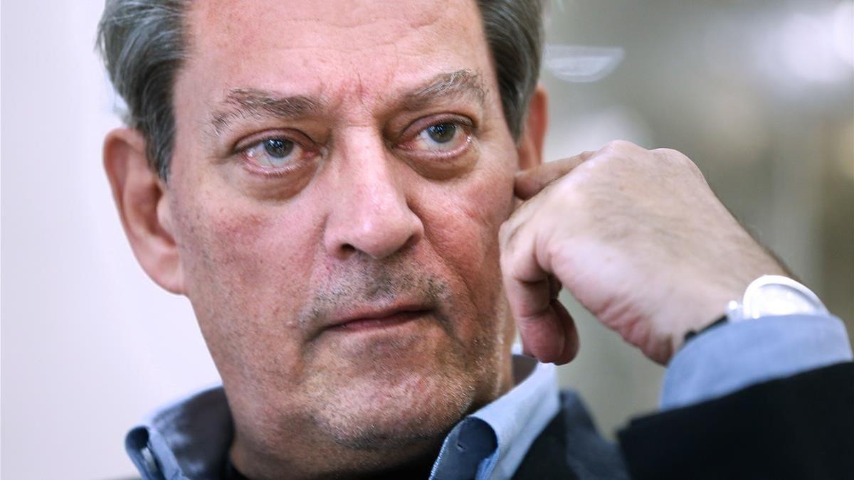 Paul Auster, en su reciente visita a Barcelona.