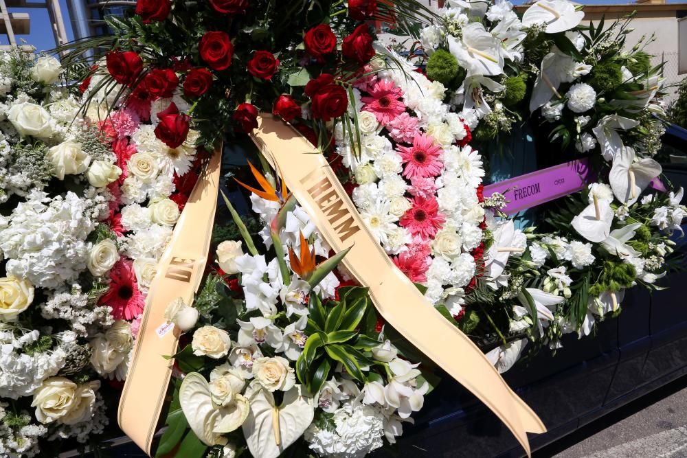 Funeral del exalcalde de Murcia Clemente García