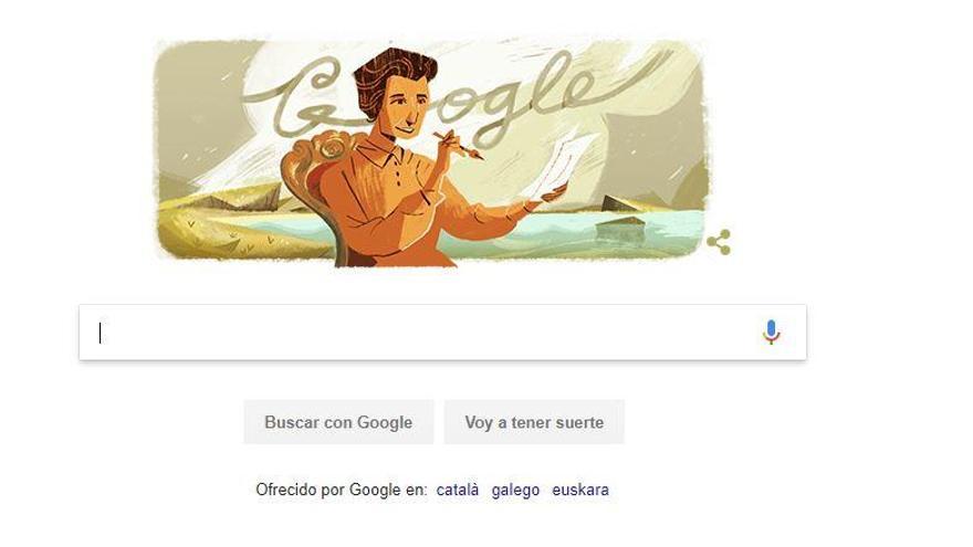 Google dedica un doodle a la cartagenera Carmen Conde