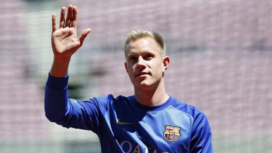 Ter Stegen enamorat del Barri Vell de Girona i de la Costa Brava